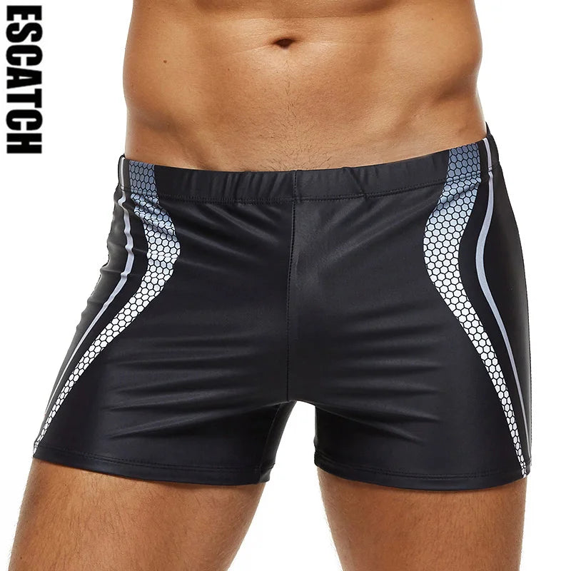 Men's Quick-Dry Swimming Trunks with Pad - ESCATCH EY-013