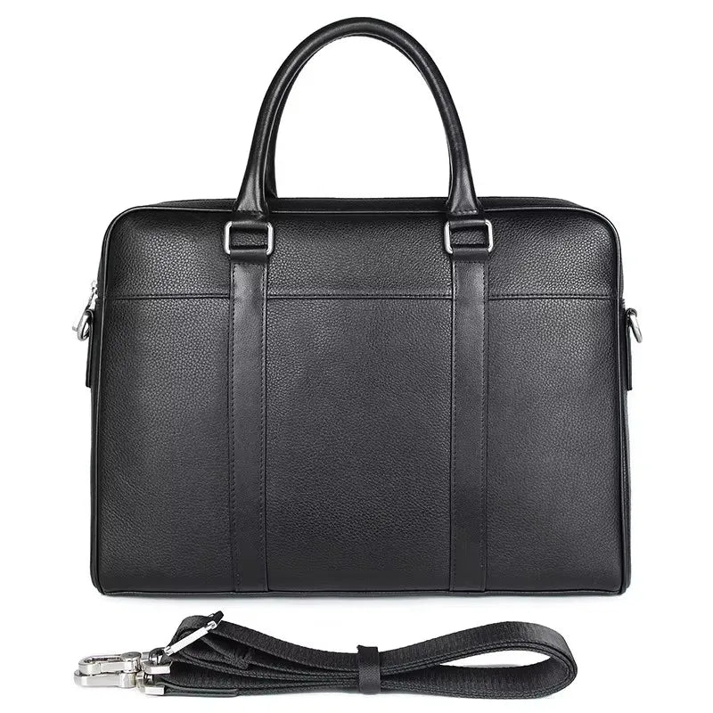 Brand New High Quality Leather Briefcase Lawyer Men Business Briefcase Laptop Bag with Inner Pocket Genuine Leather Handbag