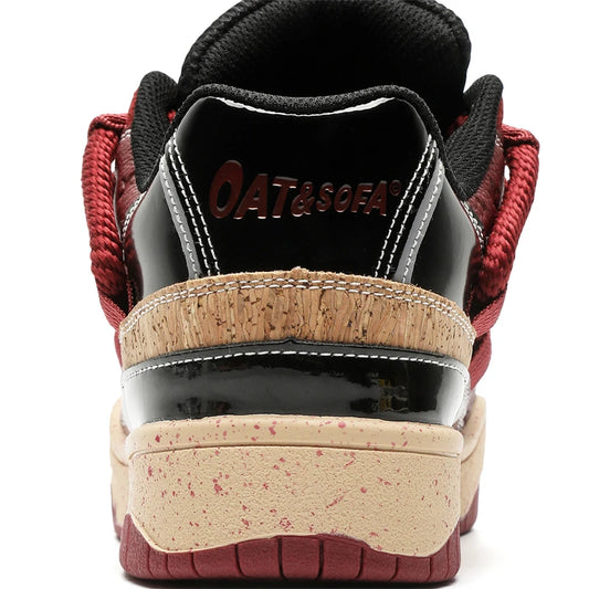 Logo Custom New Skateboarding Sneaker Woman New Genuine Leather Alexandr High Platform Fashion Men's Casual Shoes