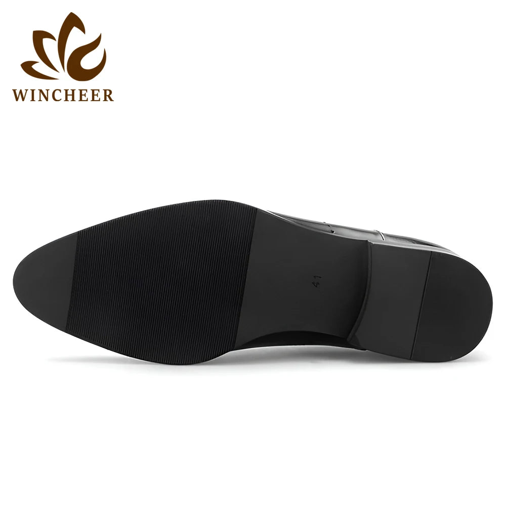 2024 High Quality Handmade Full-Grain Genuine Leather Oxford Dress Shoes for Men Business Daily Casual Life