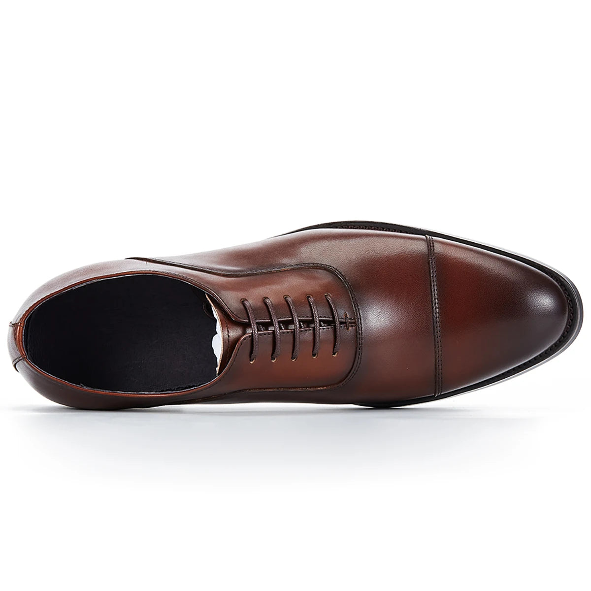 Cheap Price Black Brown High Quality Genuine Leather Waterproof Lace-Up Oxford Dress Shoes for Autumn Office & Career