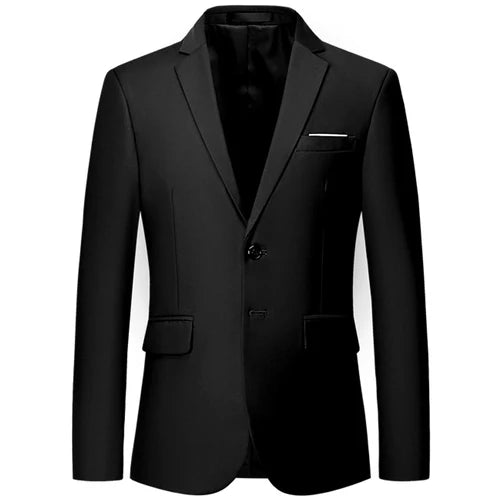 2026 Men's Suit Jacket, Business Formal Coat, Asian Sizes Slim Blazer