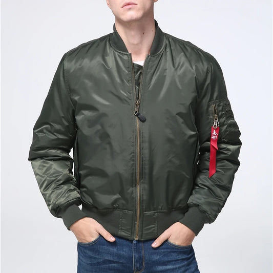 Norman Dragon MA-1 Flight Bomber Jacket Waterproof Winter Coat For Men - Military Tactical Outerwear