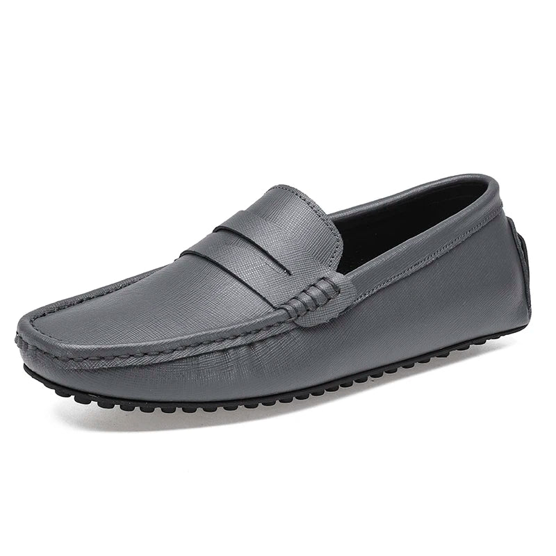 Size 15 Genuine Leather Upper Mocassines Slip on Fashion Men's Casual Shoes
