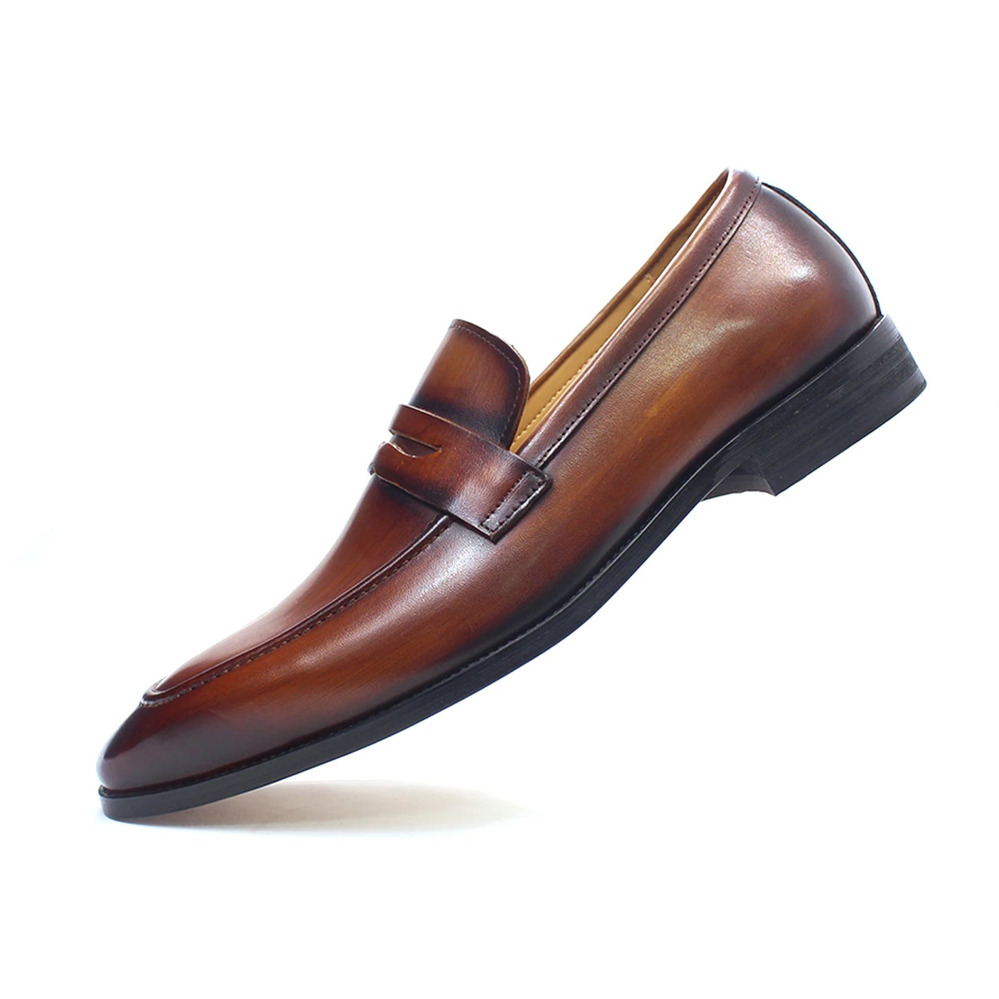 Wedding Loafers Dress Genuine Leather Shoes for Men Blue Colour New Style
