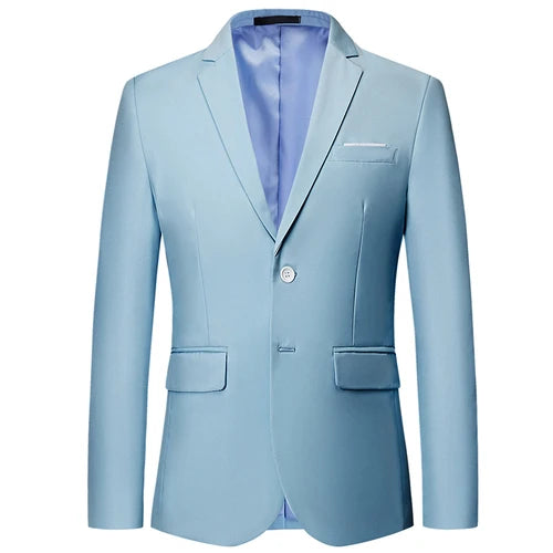 2026 Men's Suit Jacket, Business Formal Coat, Asian Sizes Slim Blazer