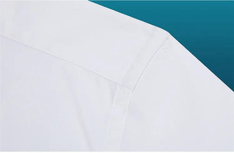 2026 New Men's Formal Dress Shirt,White Black Blue Long Sleeve Shirts, Business Slim Fit Camisa Male Chemise Red Purple