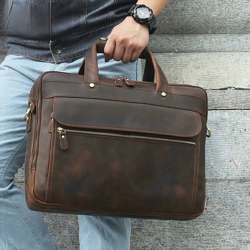 Men's Top-layer Cowhide Casual Crossbody Bag New Genuine Leather Small Shoulder Bag Compact Outdoor Bag Wholesale