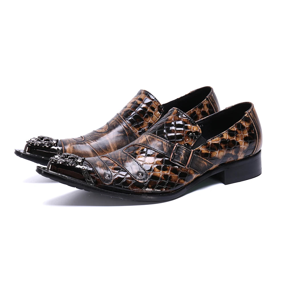 NA280 2022 New Designs Fashion Style Black Mens Shoes Casual Genuine Leather Japanese Style Pointed Steel Toe Shoes Man Loafer