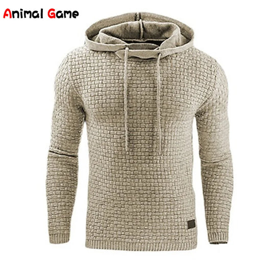 Men's Oversized Zip-Up Hoodie - Warm Casual Sweatshirt