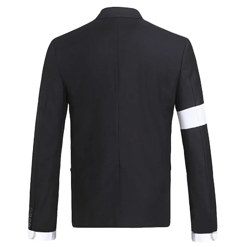 Role-player Tribute Michael Jackson Impersonator Black Dangerous Suit Outfit
