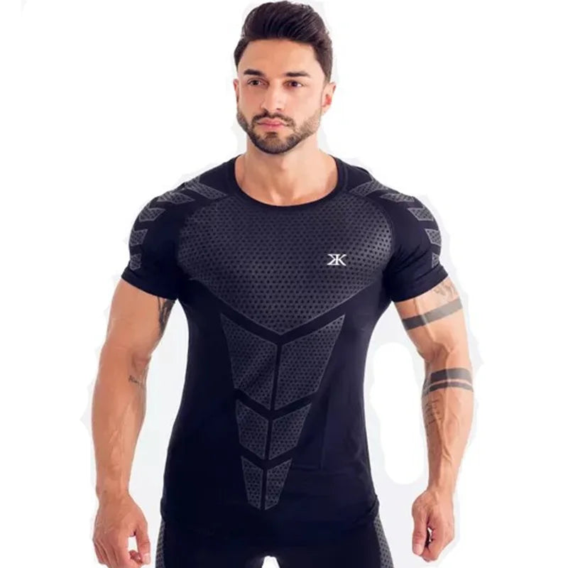 Men's Performance Compression T-Shirt - Quick Dry Athletic Wear