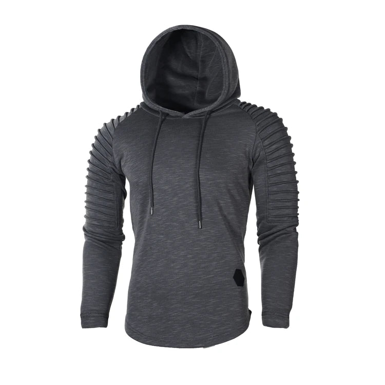 Men's Slim Fit Hooded Sweatshirt - Casual Sportswear Hoodie
