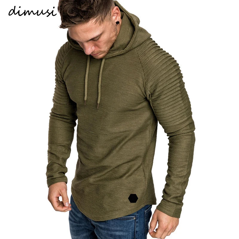 Men's Slim Fit Hooded Sweatshirt - Casual Sportswear Hoodie