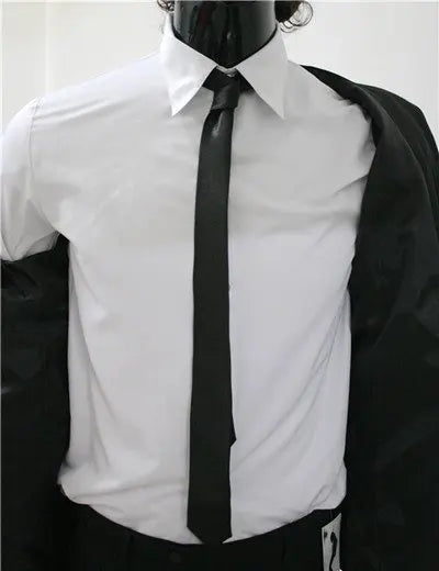 Role-player Tribute Michael Jackson Impersonator Black Dangerous Suit Outfit
