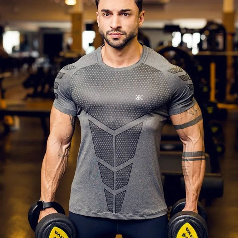 Men's Performance Compression T-Shirt - Quick Dry Athletic Wear