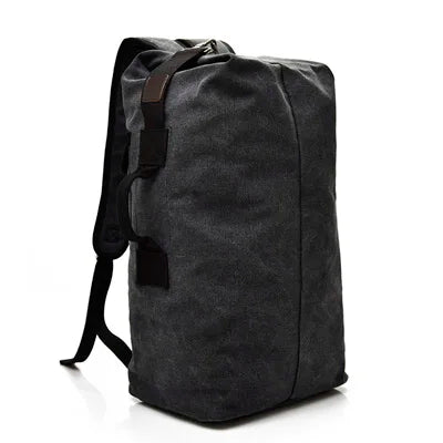 Premium Canvas Travel Backpack - Large Capacity Mountaineering Bag