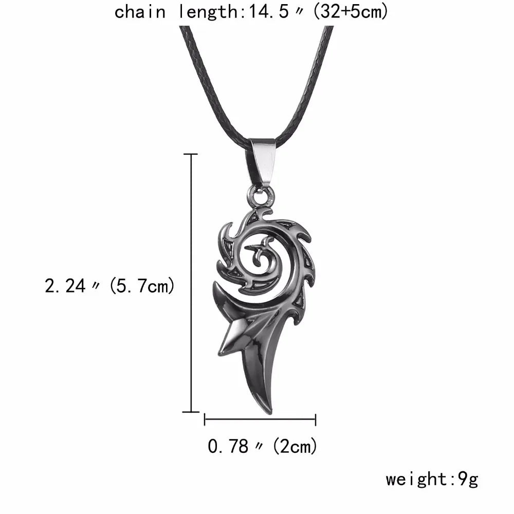 Dragon Flame Stainless Steel Pendant Necklace for Men