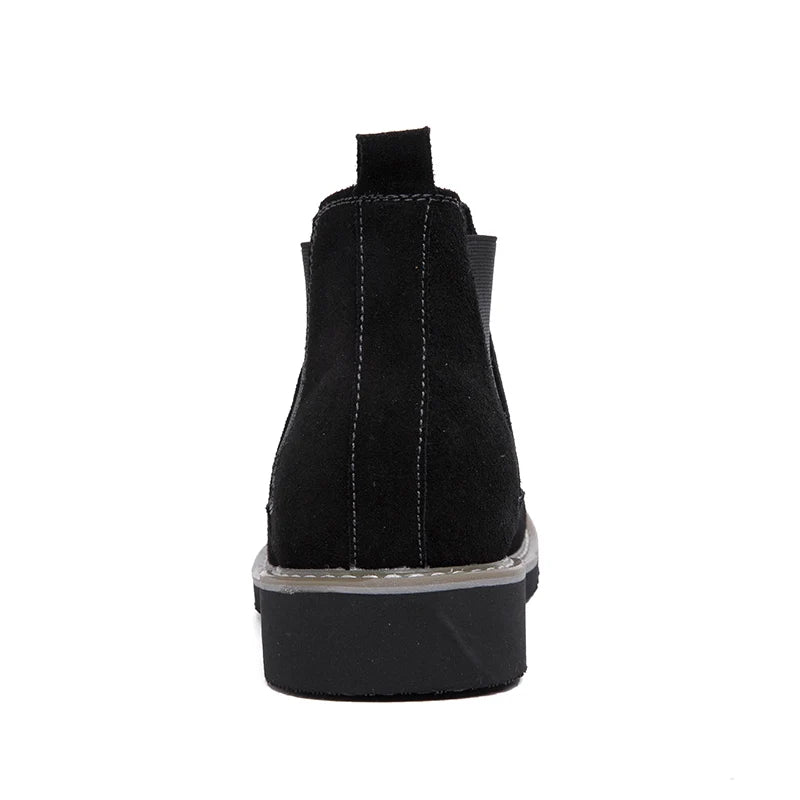 High Cut Fashion Design Wholesale Genuine Leather Boots Men Chelsea Boots