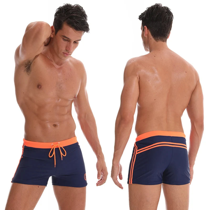 Men's Swim Trunks - Premium Boxer Style Swimsuit