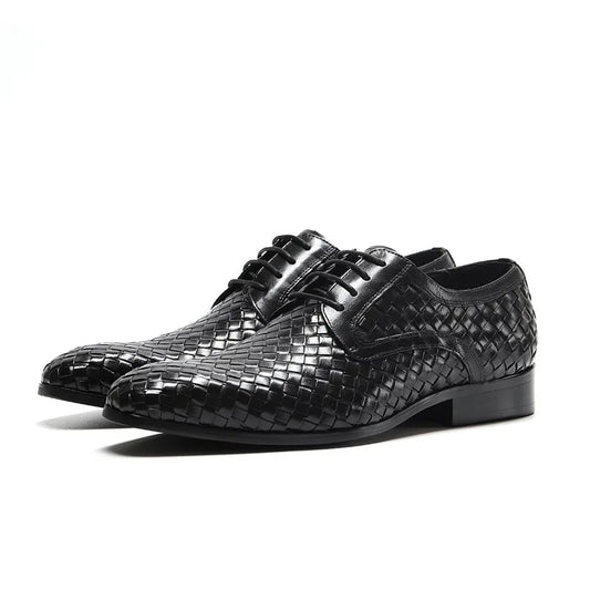 2024 New Arrival Products Original Quality Plus Size Fashionable Nice Italian Genuine Leather Men's Dress Shoes