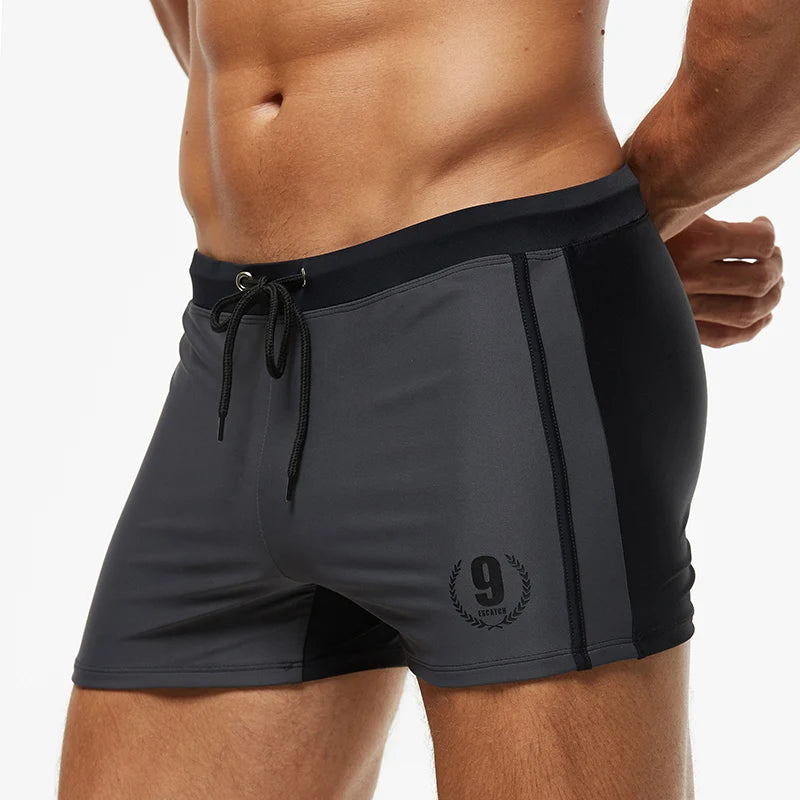 Men's Swim Trunks - Premium Boxer Style Swimsuit