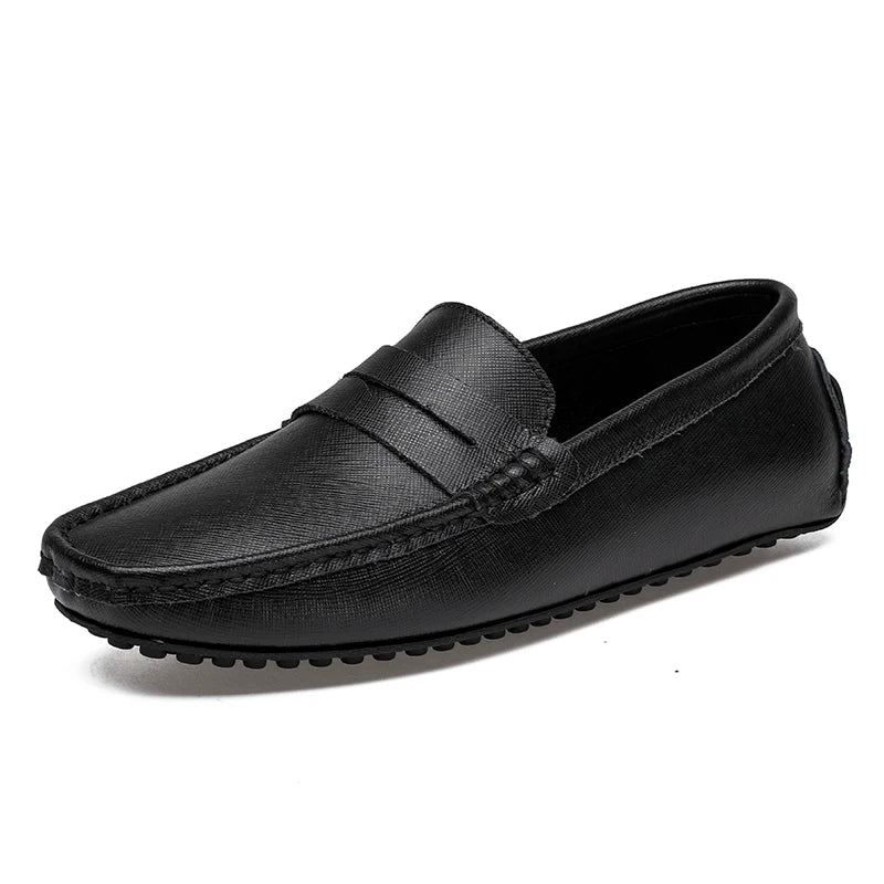 Size 15 Genuine Leather Upper Mocassines Slip on Fashion Men's Casual Shoes