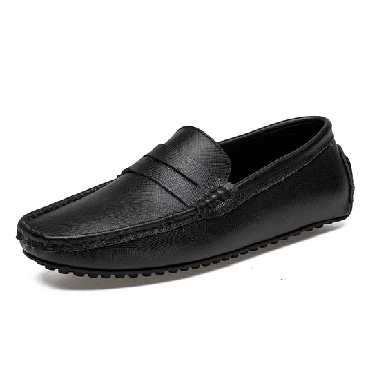 Size 15 Genuine Leather Upper Mocassines Slip on Fashion Men's Casual Shoes