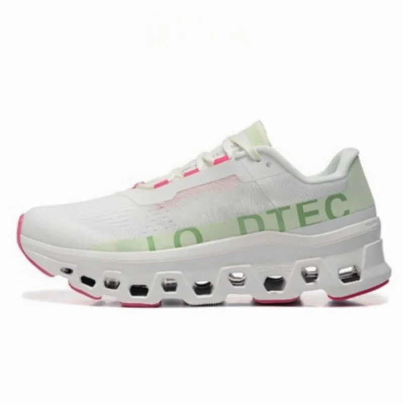 Designer Shoes on Cloudmonster Running Shoes Mens Womens Sneakers Black White Hiking Outdoor Trainers Sports Walking Style Shoes