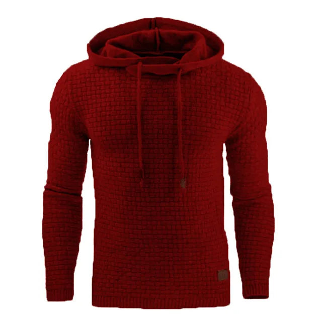 Men's Oversized Zip-Up Hoodie - Warm Casual Sweatshirt