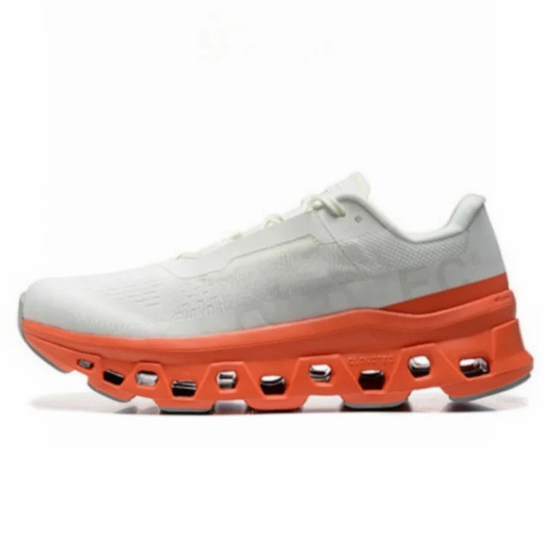 Designer Shoes on Cloudmonster Running Shoes Mens Womens Sneakers Black White Hiking Outdoor Trainers Sports Walking Style Shoes