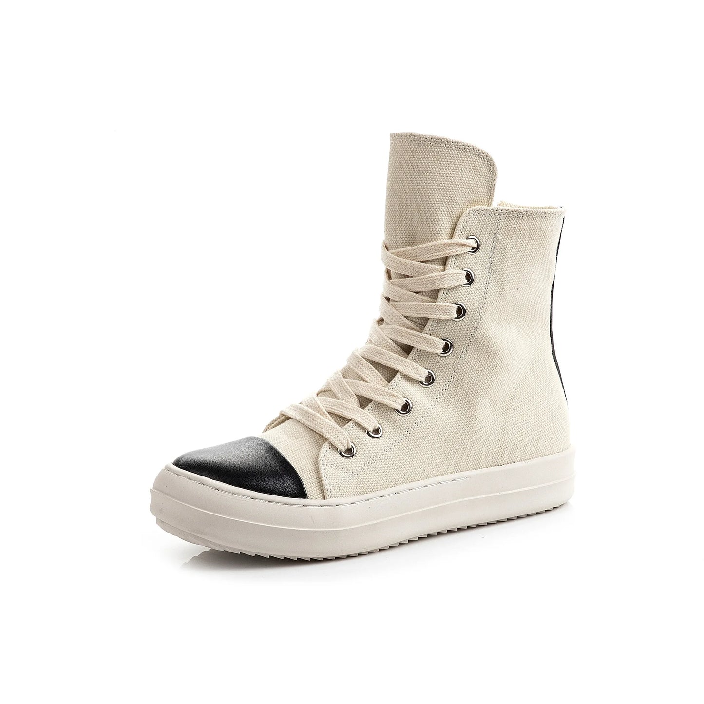 2022 Hot Sale Dropshipping Couples Thick Sole Mens Canvas Shoes Ladies Vulcanized Footwear Women's High Top Sneakers