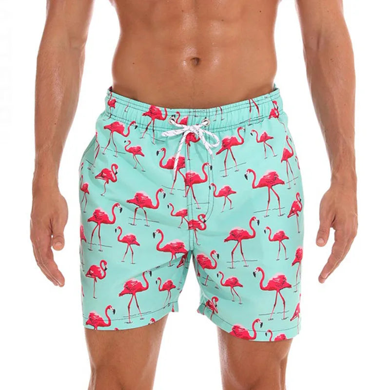 Men's Quick-Dry Beach Shorts with Mesh Lining - Datifer Swimwear