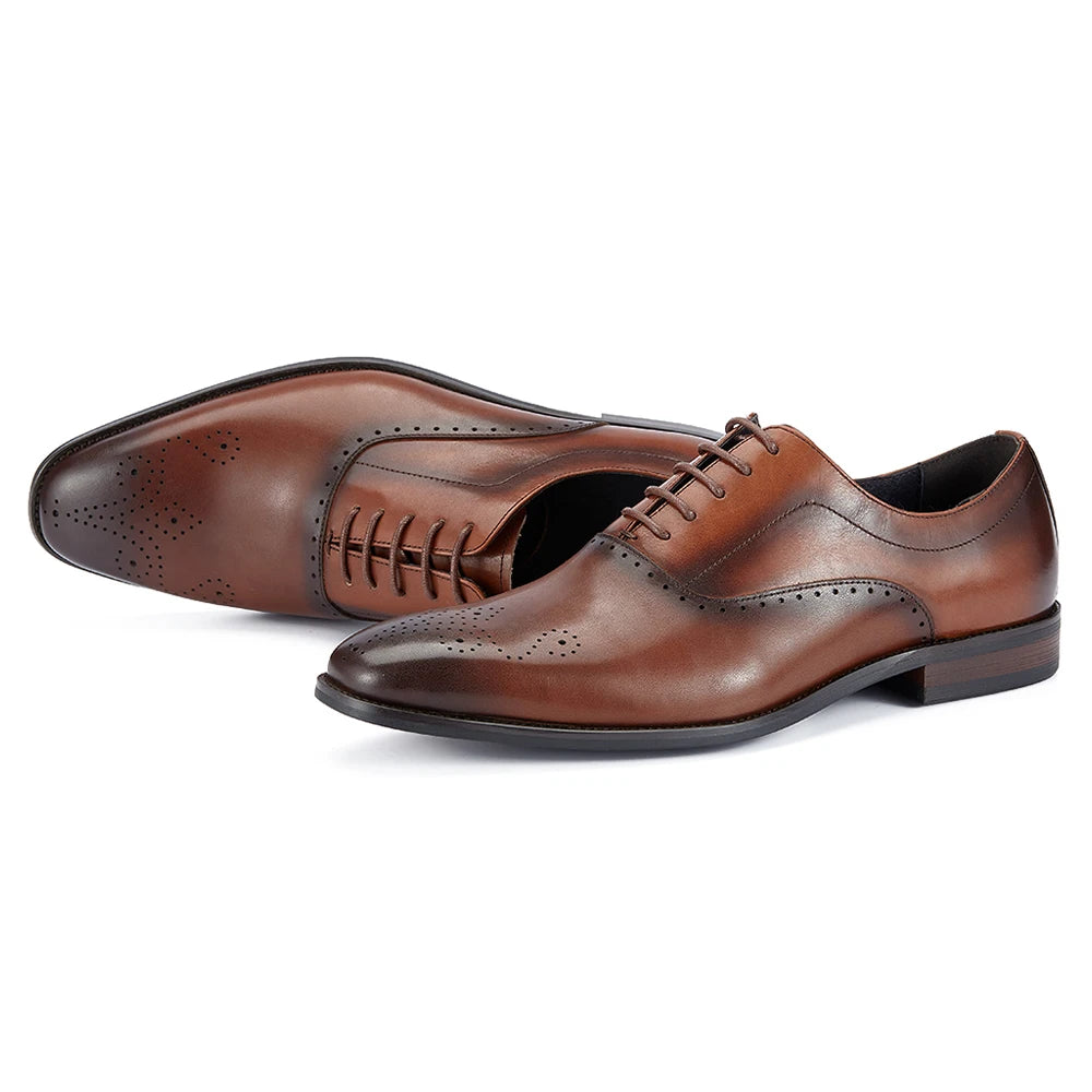 Hot Sale Classic Products Male Genuine Leather Oxford Shoes Wholesaler Formal Men Top Layer Cowhide Dress Shoe Erkek Ayakkab