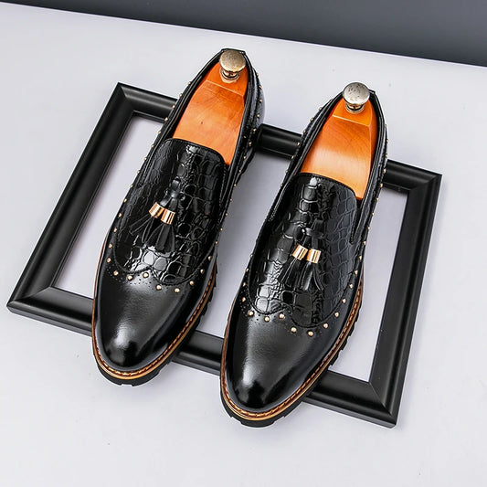 2025 New Styles Luxury Design Customize Genuine Leather Italian Men Dress Shoes Wedding Party Shoes Patent Leather Formal Shoes