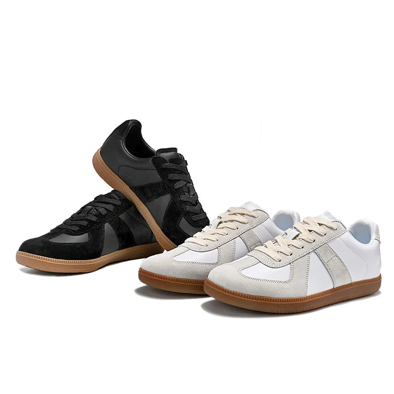 Maden Unisex German Trainer Casual Walking Shoes Vintage Sneakers Men Women Leather Sneakers Male Retro Sneakers