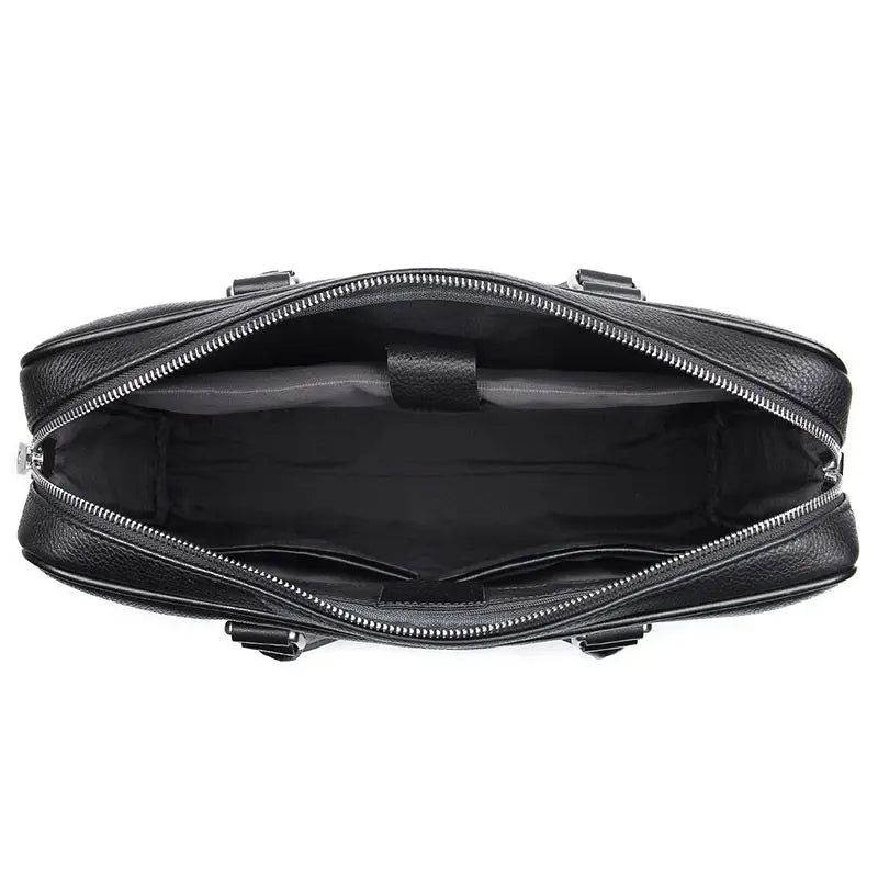 Brand New High Quality Leather Briefcase Lawyer Men Business Briefcase Laptop Bag with Inner Pocket Genuine Leather Handbag