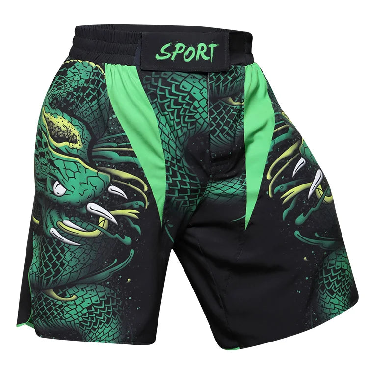 Men's MMA Training Shorts - Professional Grappling & Kickboxing Fight Shorts