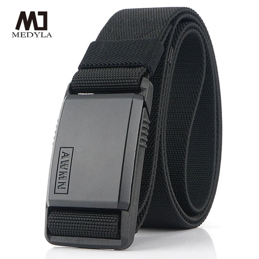MEDYLA Nylon Belt with Magnetic Buckle - Adjustable Military Style