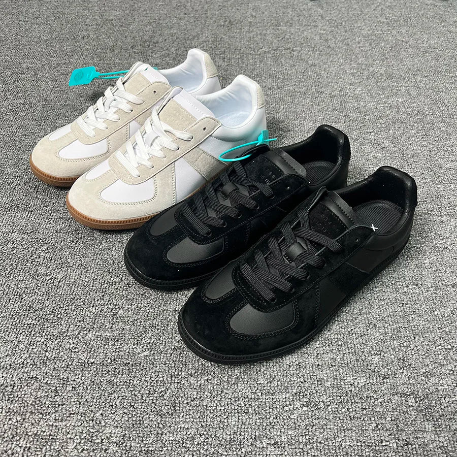 Maden Unisex German Trainer Casual Walking Shoes Vintage Sneakers Men Women Leather Sneakers Male Retro Sneakers