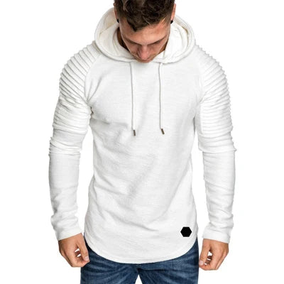 Men's Slim Fit Hooded Sweatshirt - Casual Sportswear Hoodie