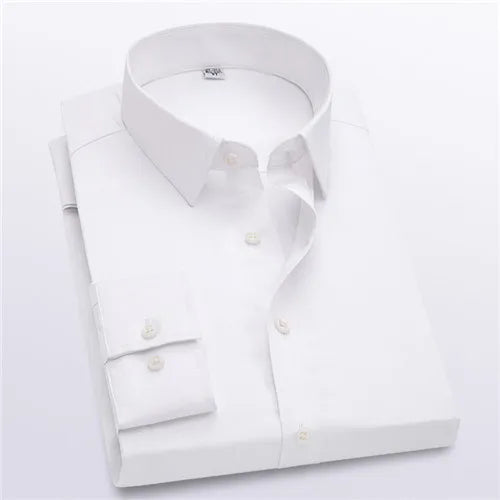 2026 New Men's Formal Dress Shirt,White Black Blue Long Sleeve Shirts, Business Slim Fit Camisa Male Chemise Red Purple