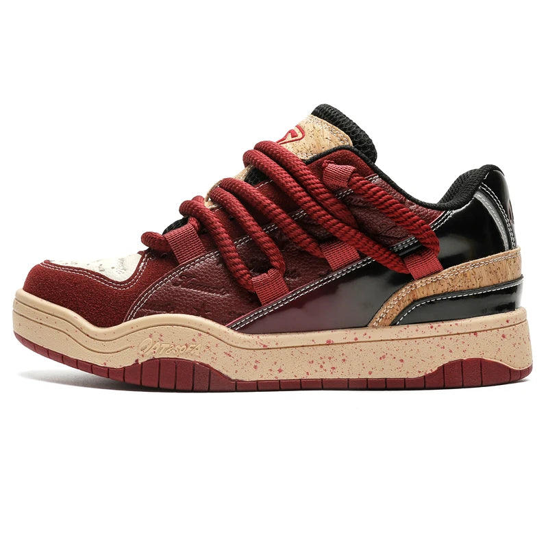 Logo Custom New Skateboarding Sneaker Woman New Genuine Leather Alexandr High Platform Fashion Men's Casual Shoes