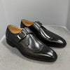 High Quality Handmade Monk Strap Genuine Leather Shoes for Men Block Carved Cowhide Men Dress Shoes Loafer Men Formal Shoes