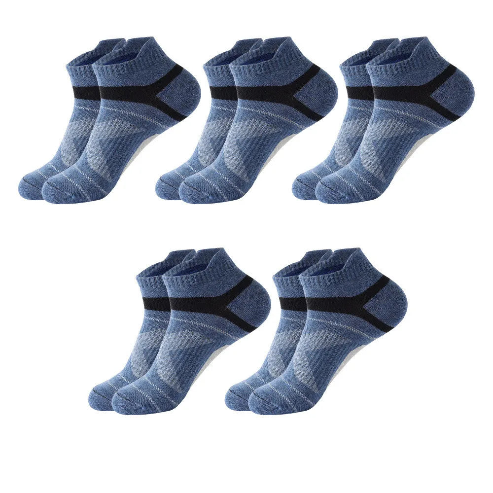 Men's Performance Athletic Socks - Cushioned Running & Sports Socks