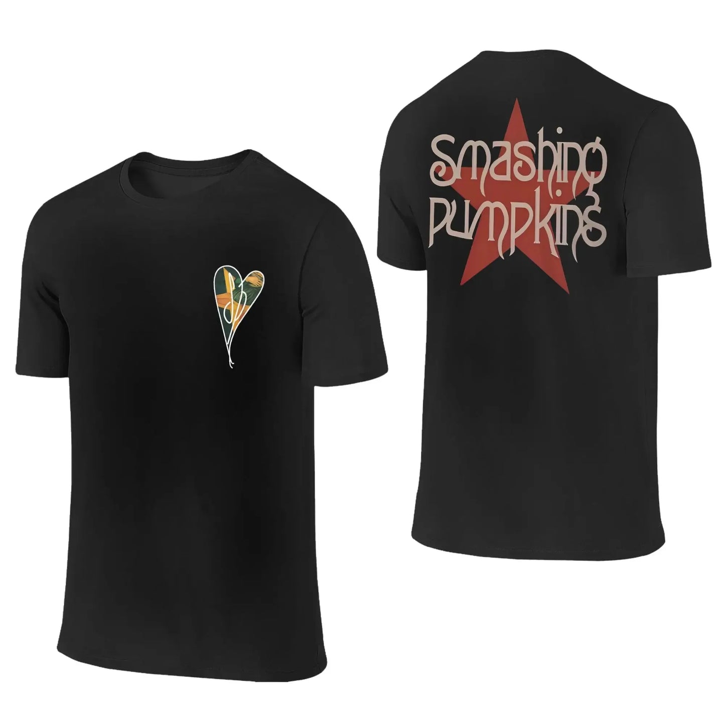 Smashing Pumpkins Band Print T-Shirt - Oversized Rock Music Merch