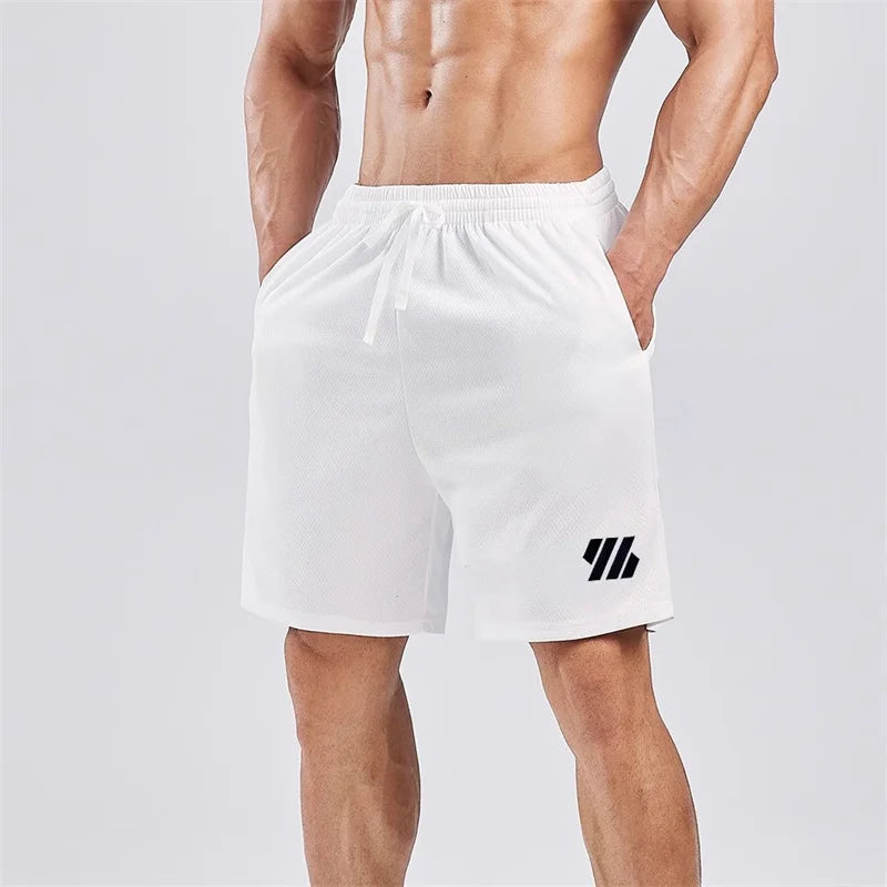 Men's Performance Athletic Shorts - Quick Dry Mesh Training Shorts