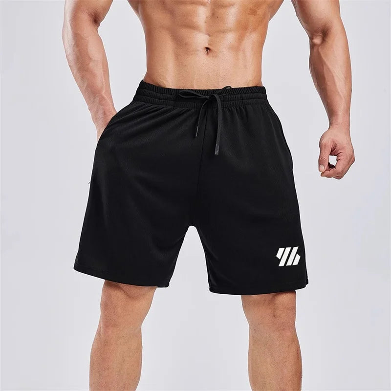 Men's Performance Athletic Shorts - Quick Dry Mesh Training Shorts