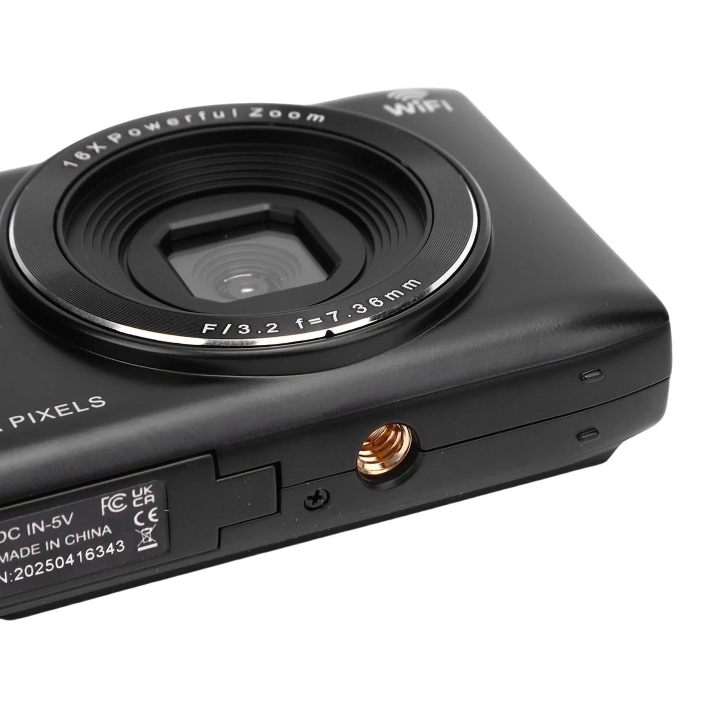 Digital Video Camera  Recording Webcam WiFi 2.8 Inch Screen 16x Digital Zoom with Built in Flash for Travel