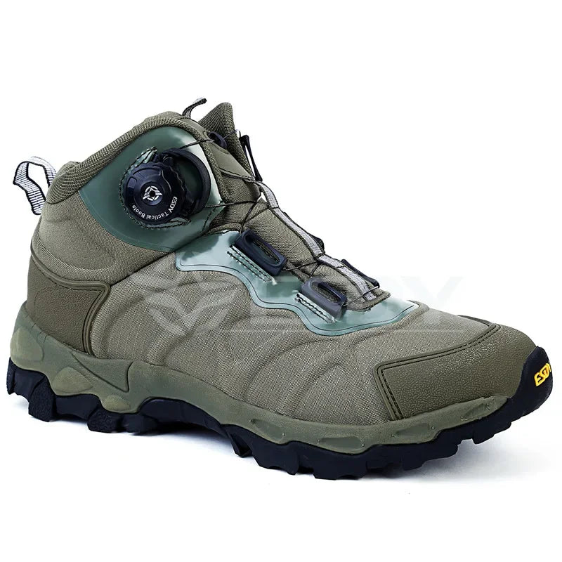 Men's Tactical Ankle Boots - Waterproof Combat & Hiking Boots